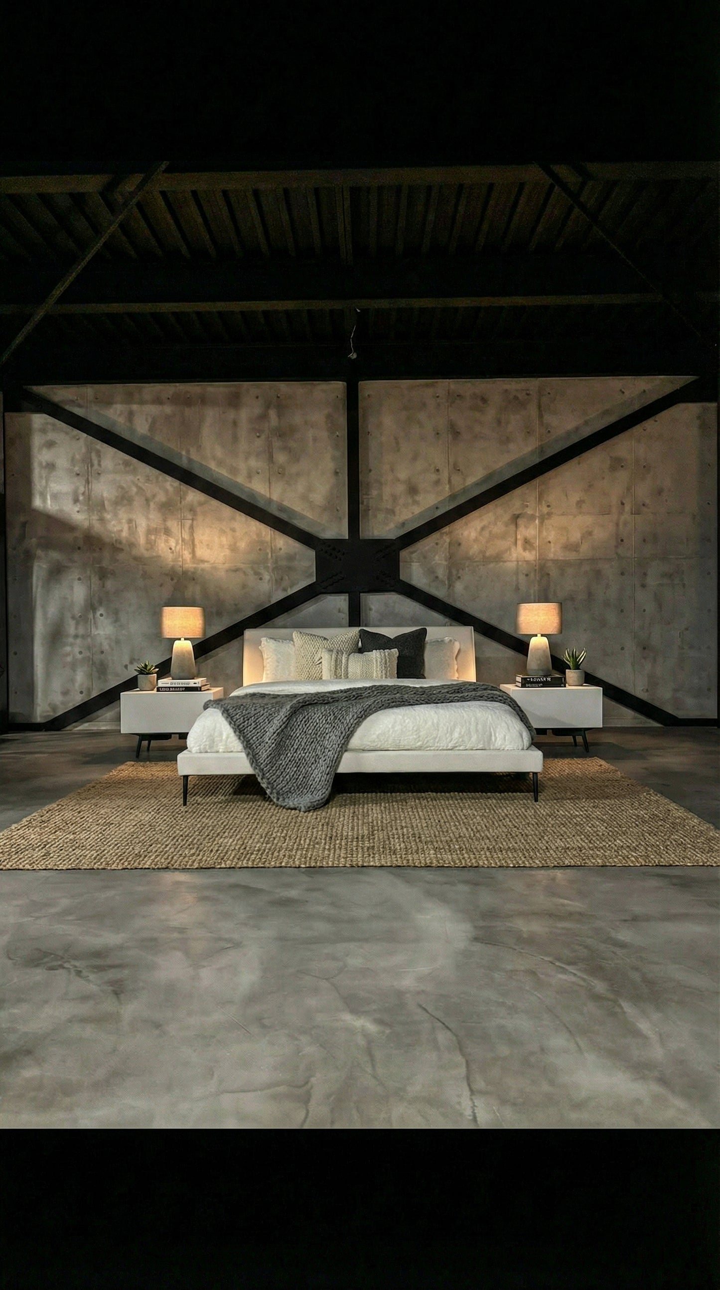 BoConcept Arlington キングベッド|廃盤希少・Ratti社製生地・W198cm極美品