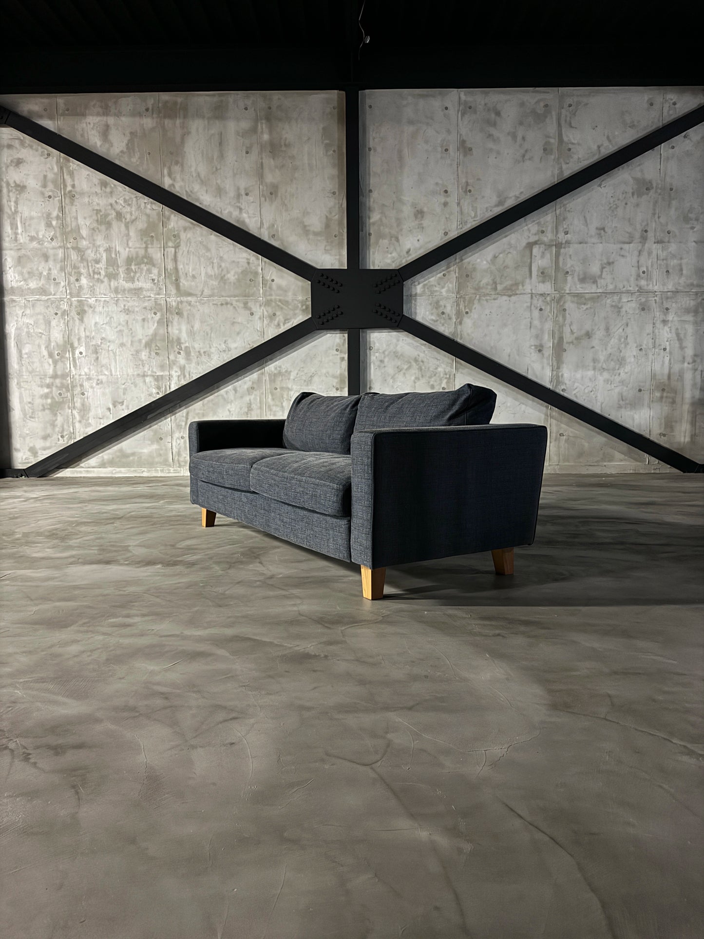 ACME Furniture JETTY feather SOFA 2P W156（日焼けあり）右側面