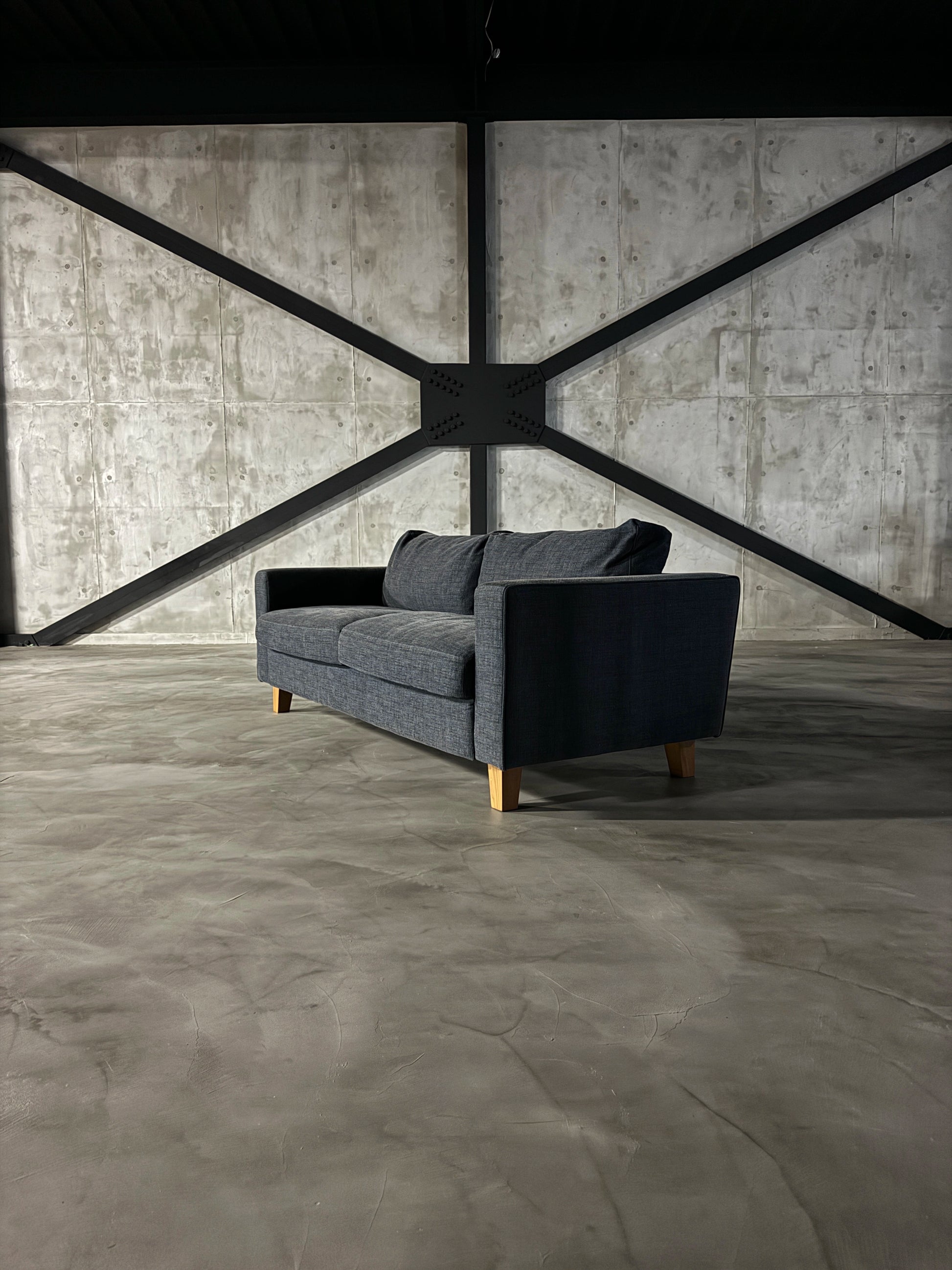 ACME Furniture JETTY feather SOFA 2P W156（日焼けあり）右側面