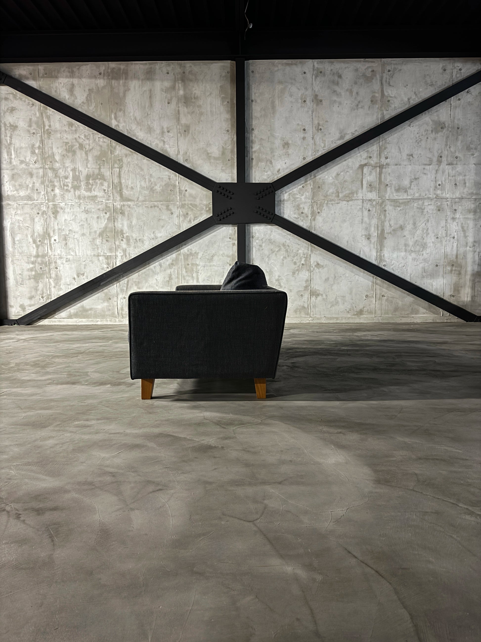 ACME Furniture JETTY feather SOFA 2P W156（日焼けあり）左側面
