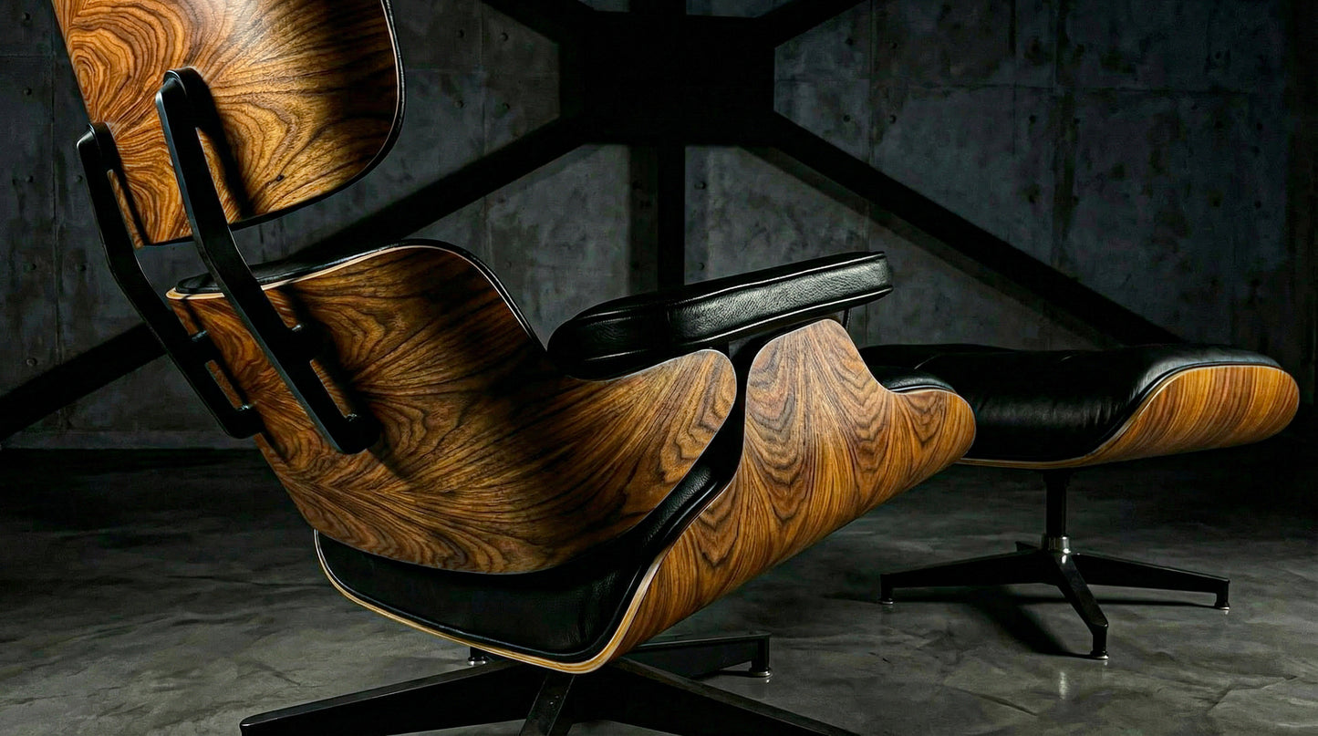 Herman Miller イームズ ラウンジチェア＆オットマン｜サントスパリサンダー・2021年製・極美品