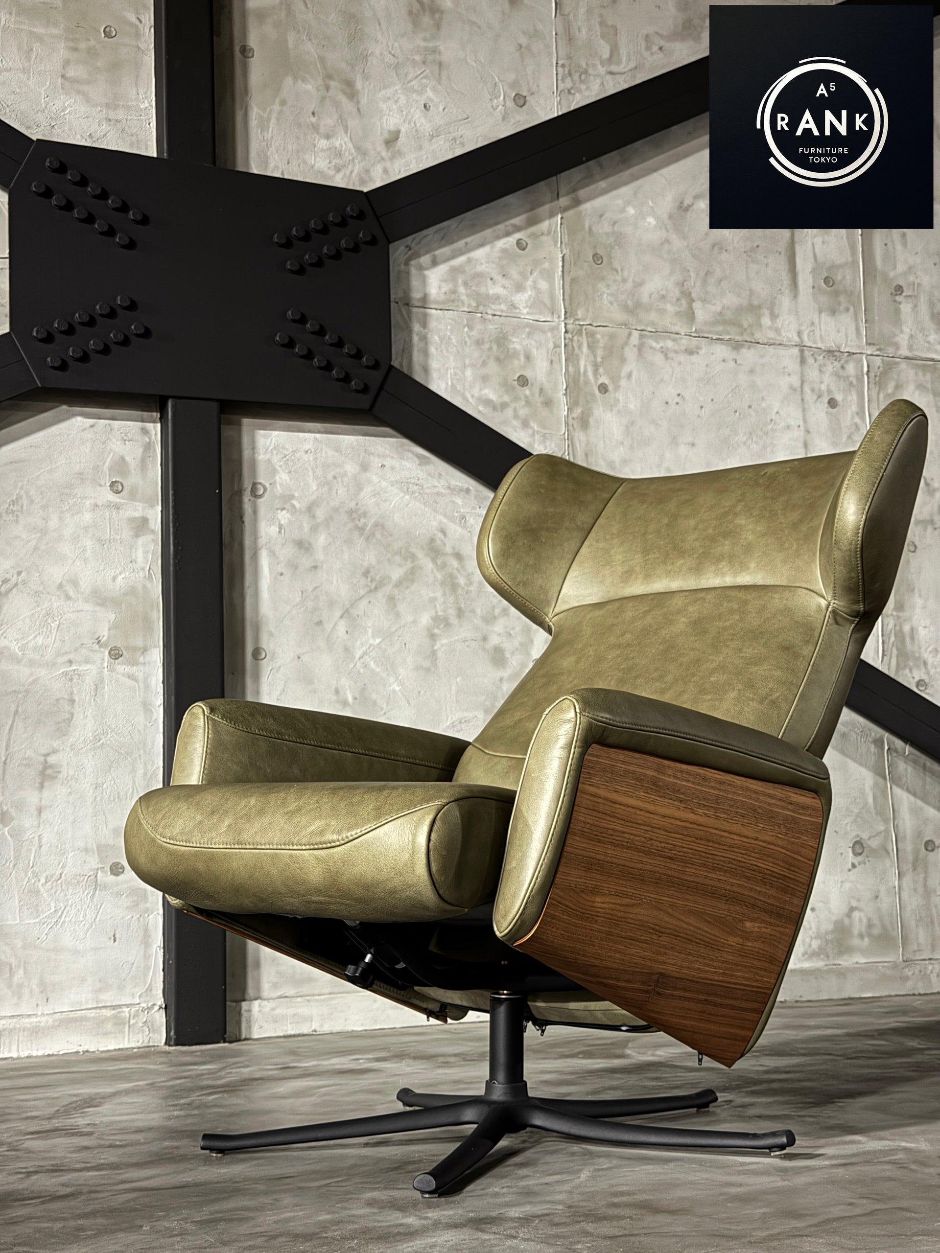Lucca wing recliner – A5rank Furniture.TOKYO