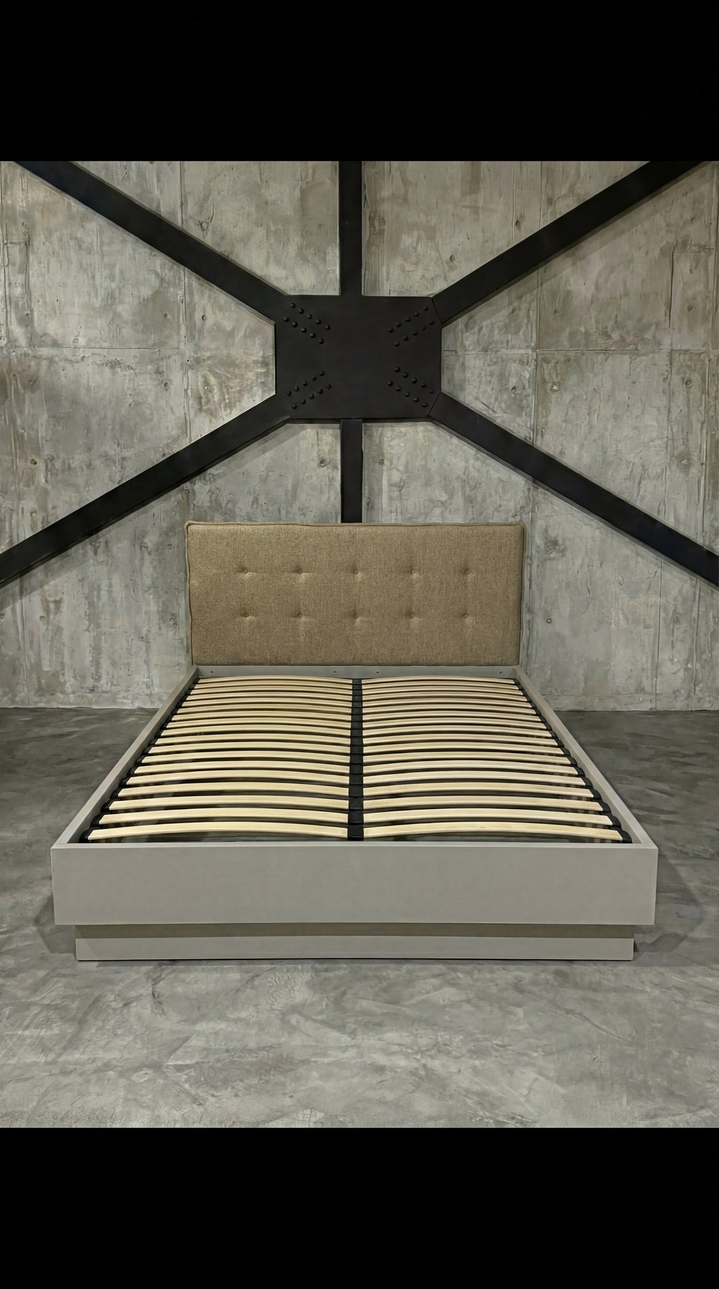 BoConcept Lugano キングベッド｜リフトアップ収納・Lazio生地・極美品