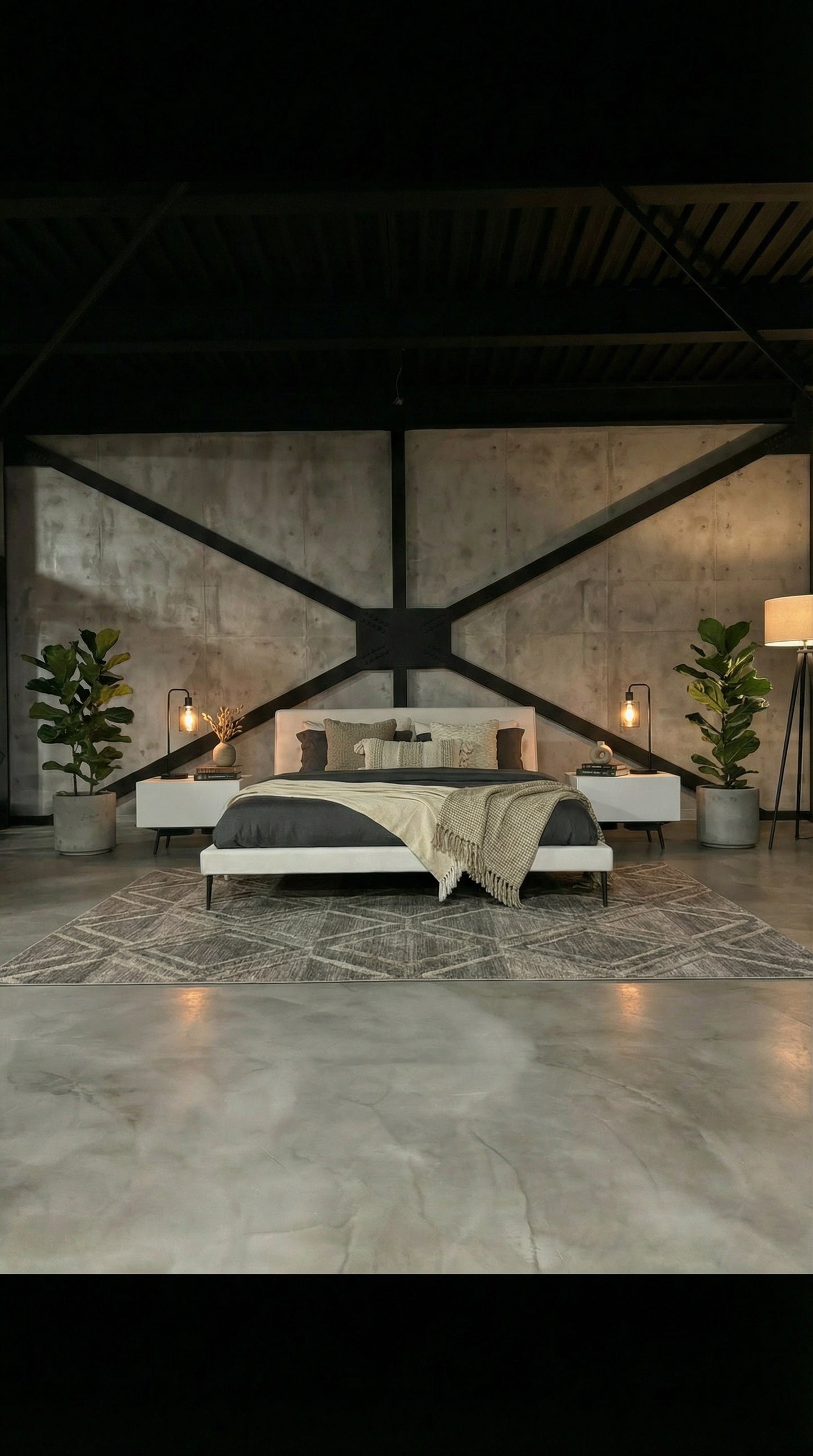 BoConcept Arlington キングベッド｜廃盤希少・Ratti社製生地・W198cm極美品