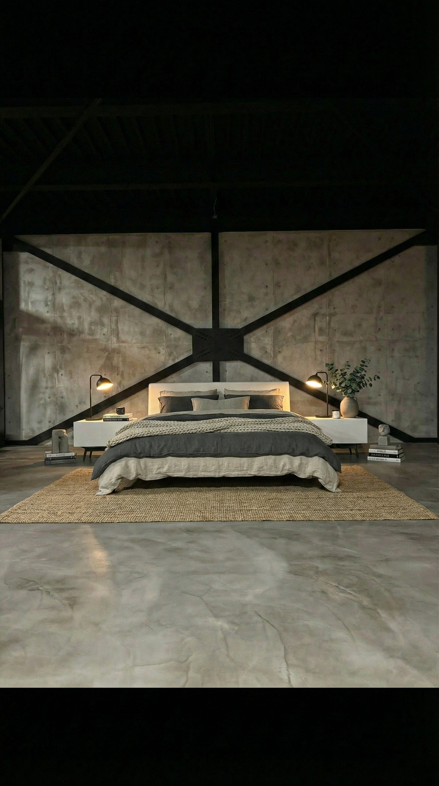 BoConcept Arlington キングベッド｜廃盤希少・Ratti社製生地・W198cm極美品