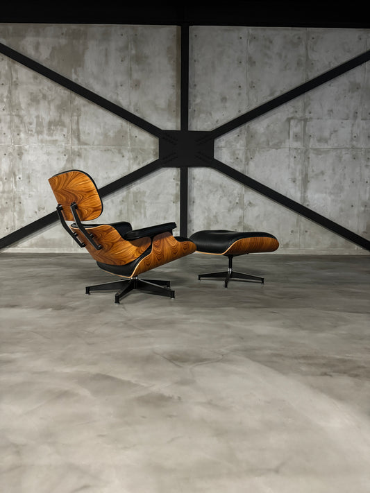 ames Lounge Chair サントスパリサンダーの美しい背面