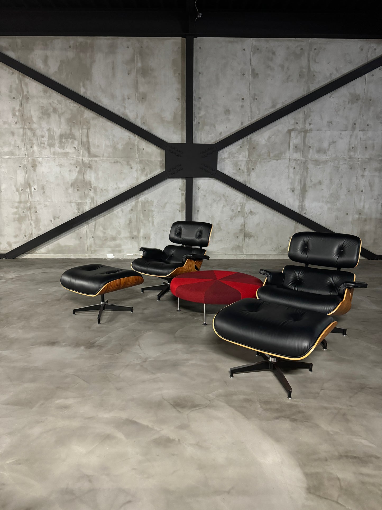 ハーマンミラー製イームズ ラウンジチェア＆オットマン サントスパリサンダー仕様 2021年製 正規品 a5rank furniture